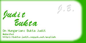 judit bukta business card